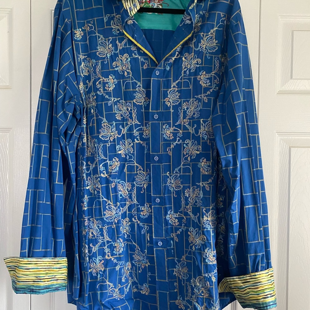 Men’s Robert Graham Long Sleeve Button Down Dress Shirt